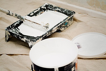 Wet paint picture next to our story